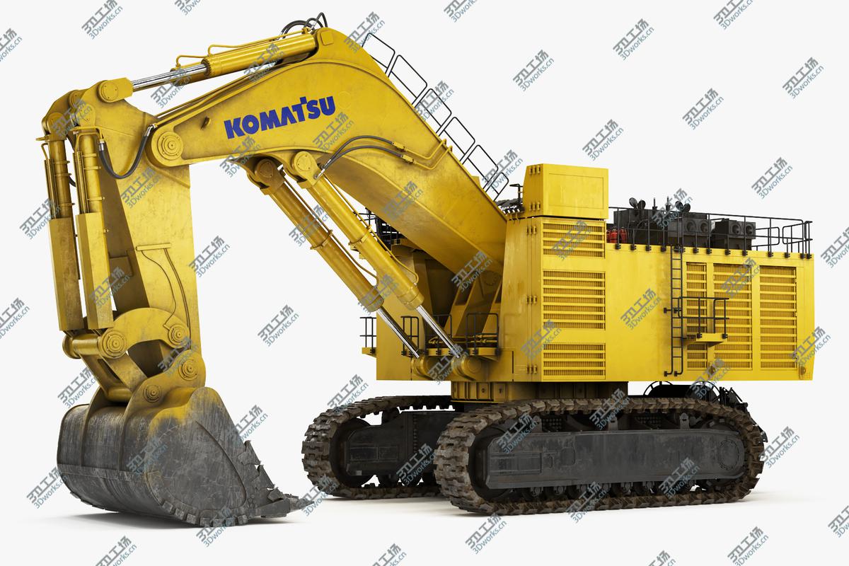 images/goods_img/20210319/Mining Excavator Komatsu PC8000-6 Backhoe Rigged 3D/5.jpg